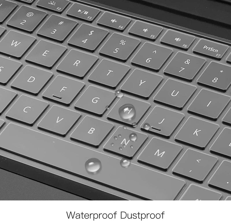 CaseBuy Microsoft Surface Keyboard Cover - Ultra Thin Transparent Skin, Accessory for Surface Pro 7, 6, 5, 4 - US Layout - Image 4